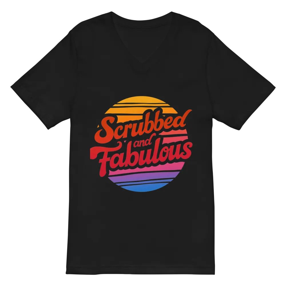 Sunset Scrubbed V-Neck Tee product image (3)