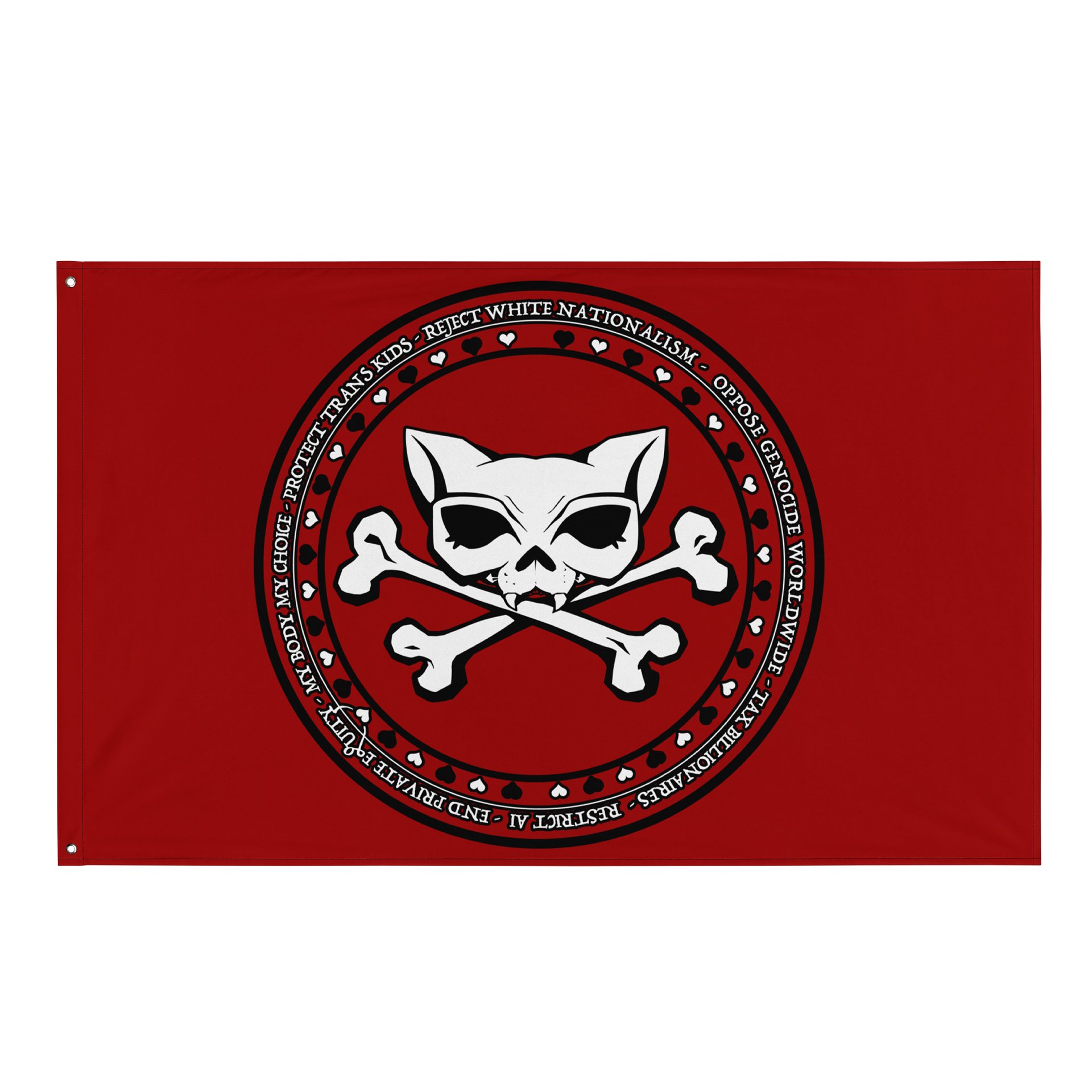 Red My Politics v2 Flag product image (1)