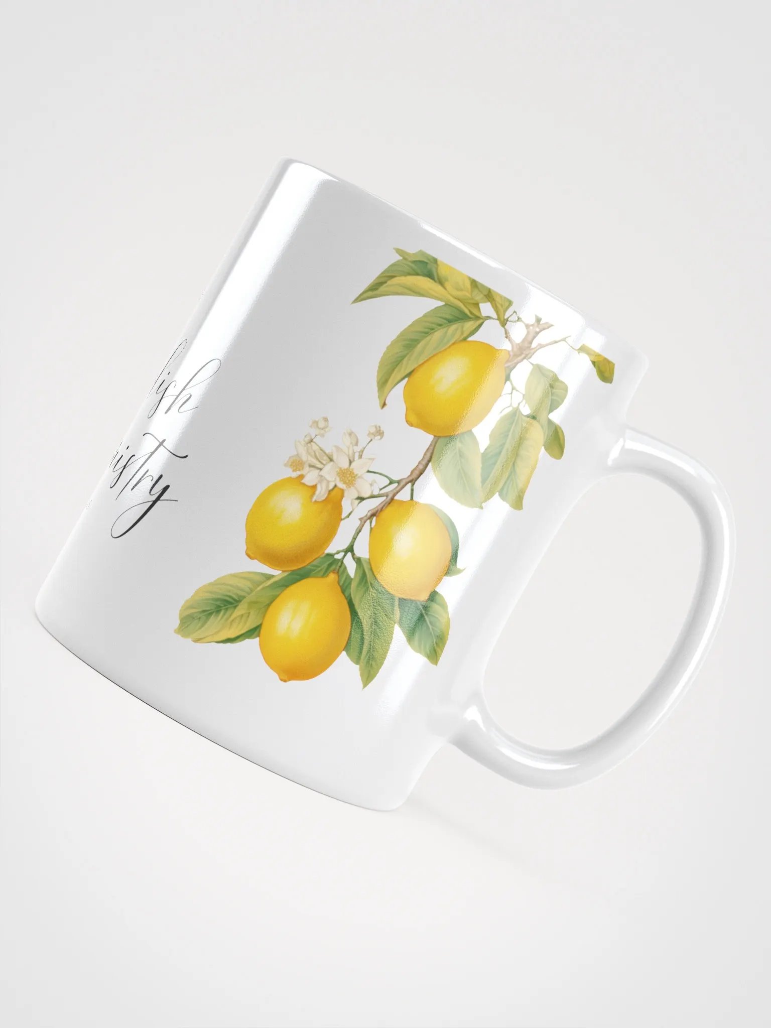 'Fully Accomplish Your Ministry' Lemons White Glossy Mug product image (5)