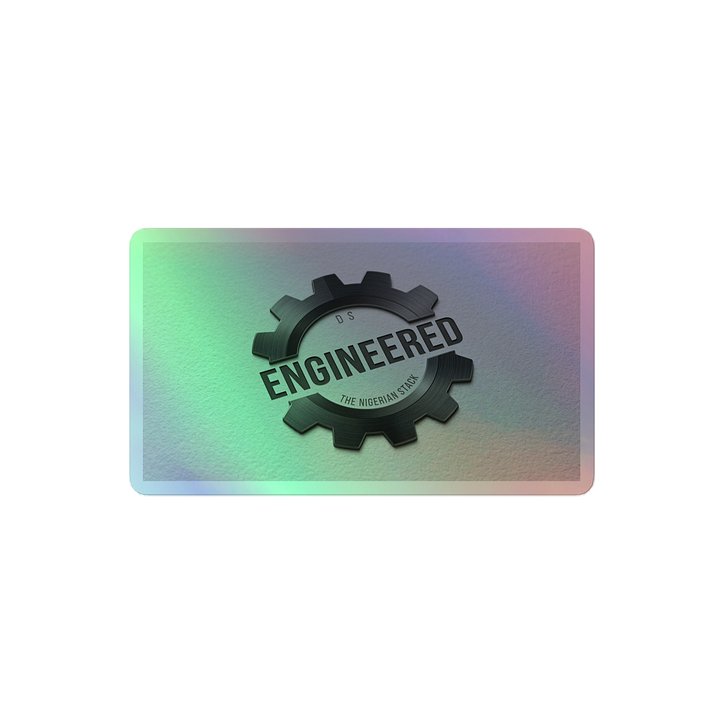 The "Engineered" Master Gear Sticker product image (2)