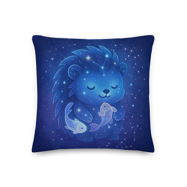 Zodiac hedgie Pisces pillow product image (2)