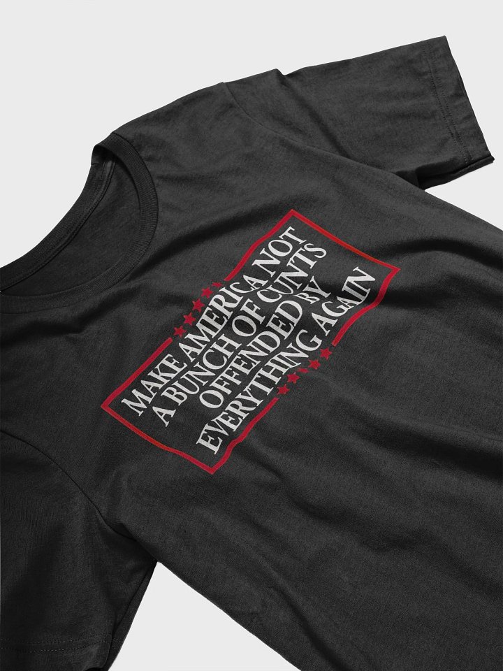 MAKE AMERICA NOT A BUNCH OF CUNTS OFFENDED BY EVERYTHING AGAIN T-Shirt product image (2)