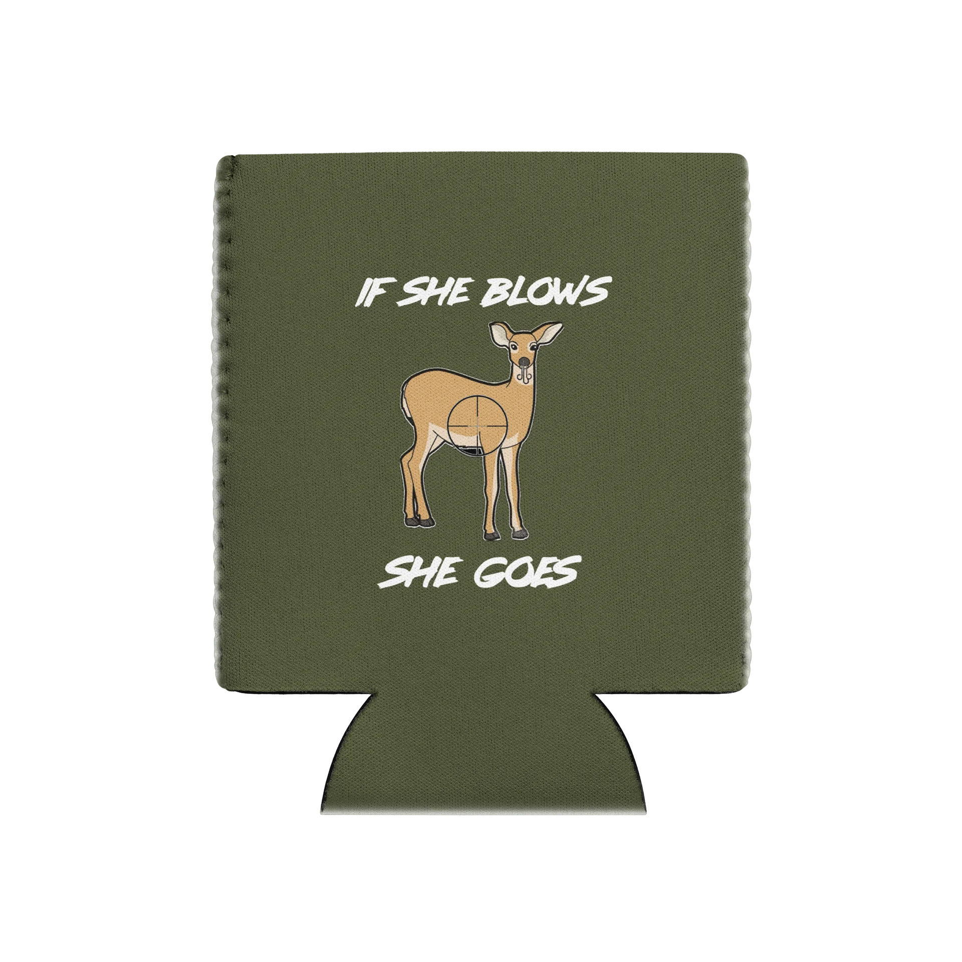 If She Blows She Goes Koozie product image (1)