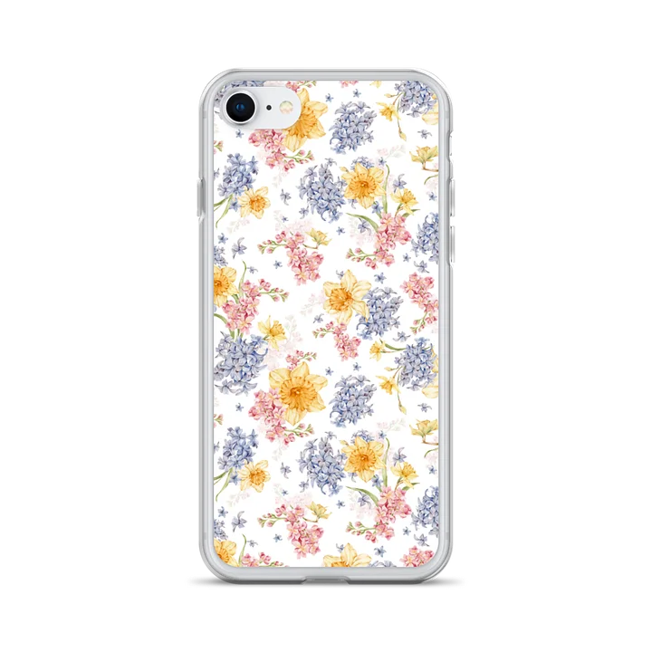 Pastel Floral Clear iPhone Case product image (28)