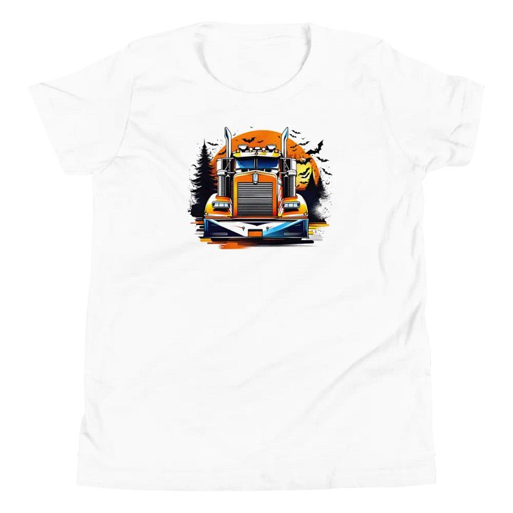 Kid's Halloween Truck Face Shirt product image (1)