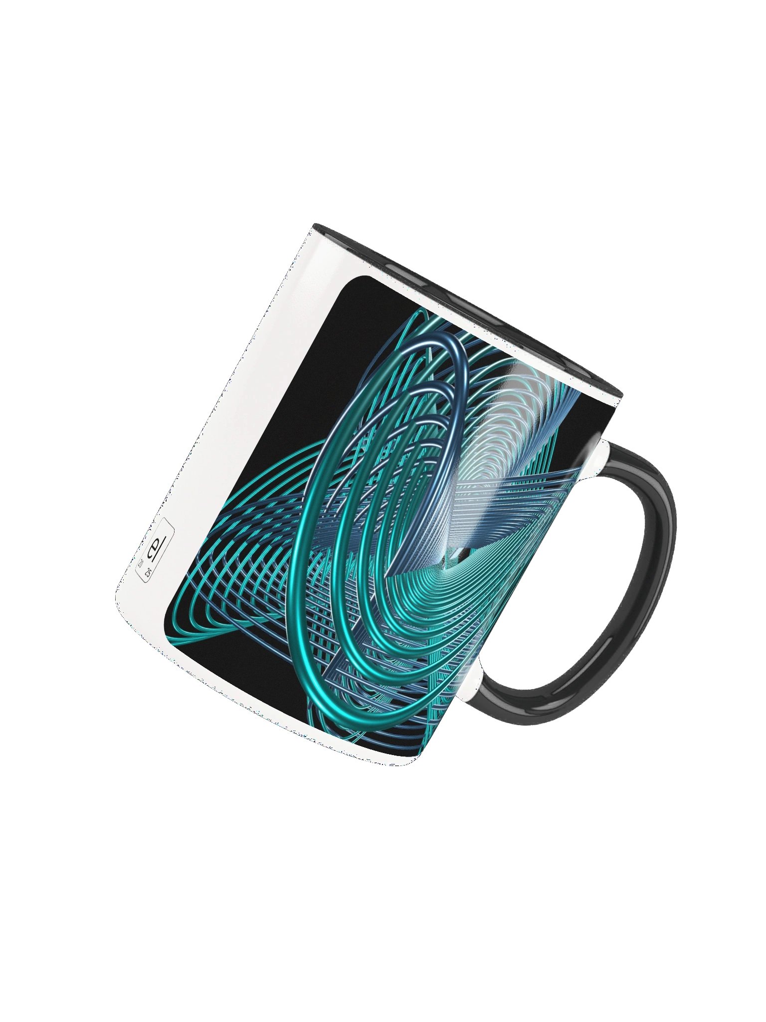 Oscilloscopic Dance 2+3 - Lissajous Figures Mathematical Art Mug product image (5)