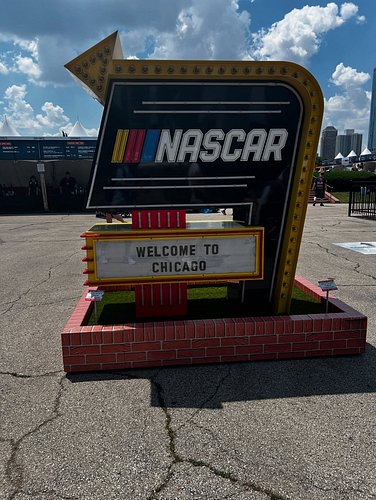 Nascar in Chicago!!!! See me on the Main Stage!!