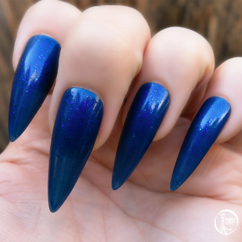 OPACITY OF DESIRE - Shimmering Blue Translucent Jelly Nail Polish product image (4)