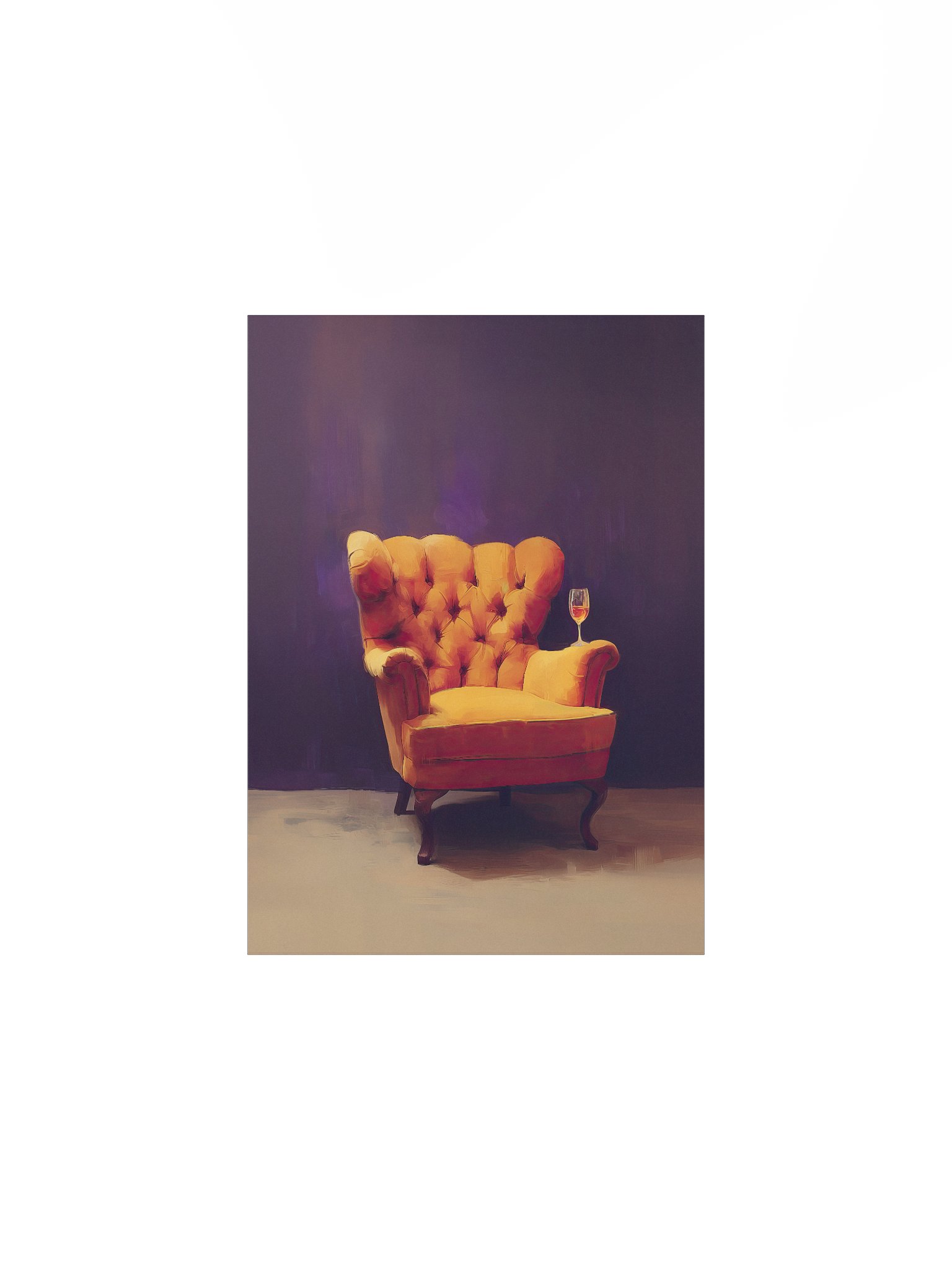 Purple Place: Vintage Armchair Oasis product image (1)