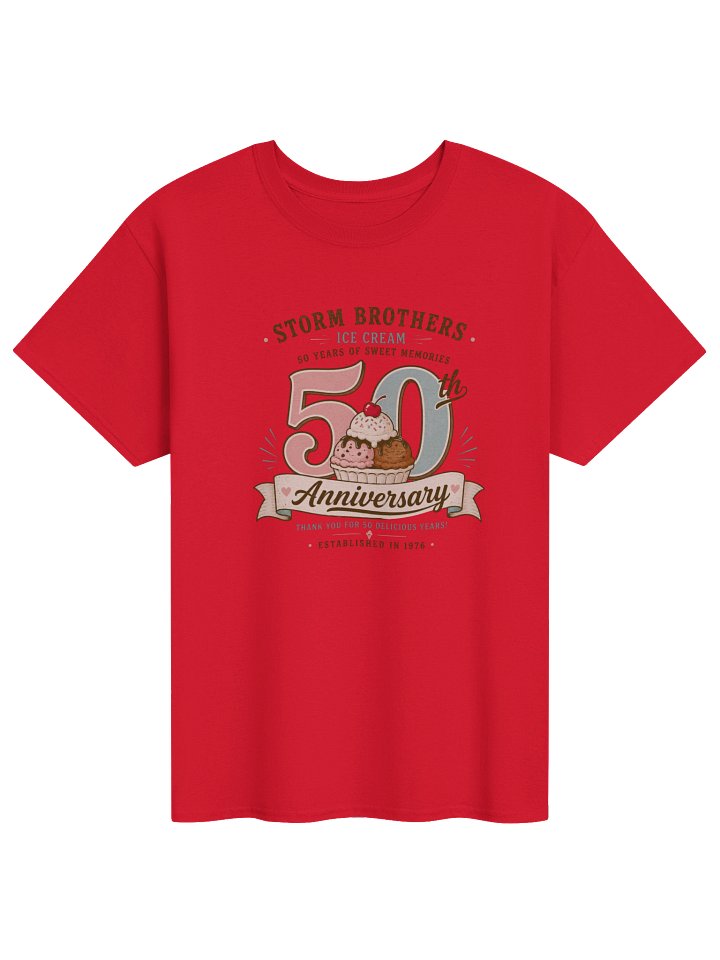 Storm Brothers Ice Cream 50th Anniversary Tee product image (5)