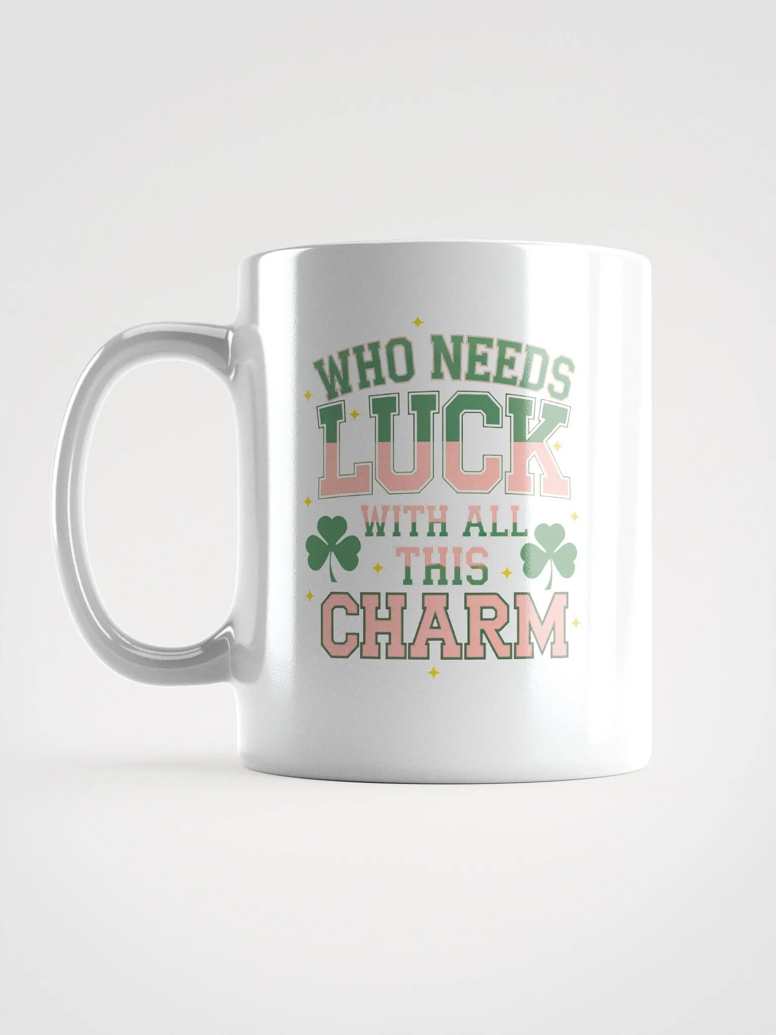 Charming Luck White Glossy Mug product image (3)