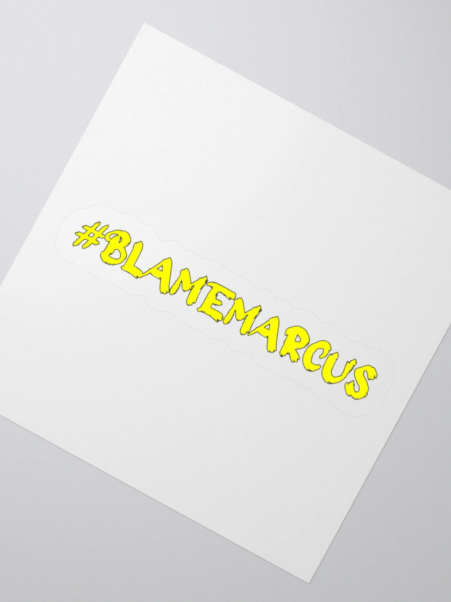 #BLAMEMARCUS Kiss Cut Stickers product image (6)