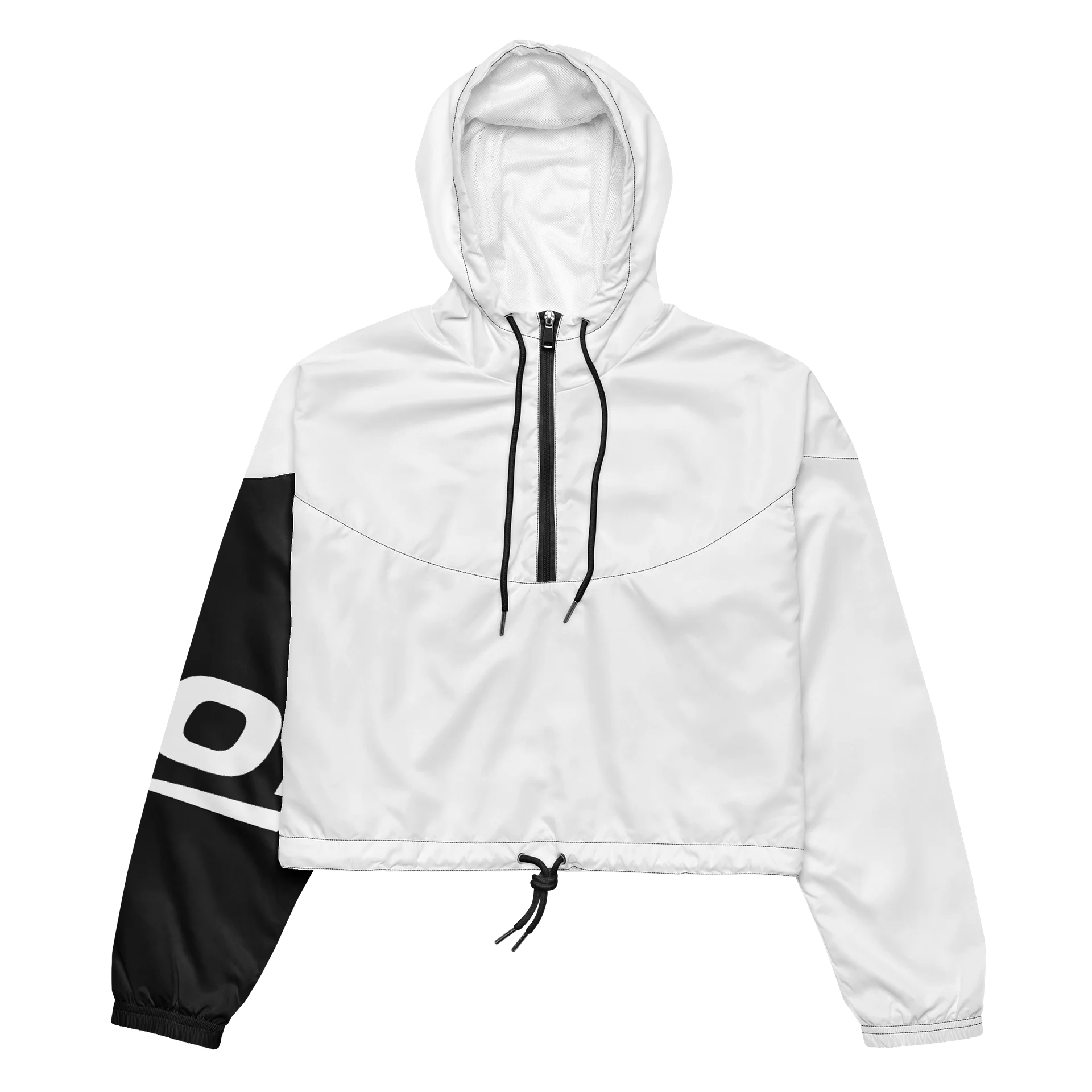 All-Over Print Women's Cropped Windbreaker BL product image (3)