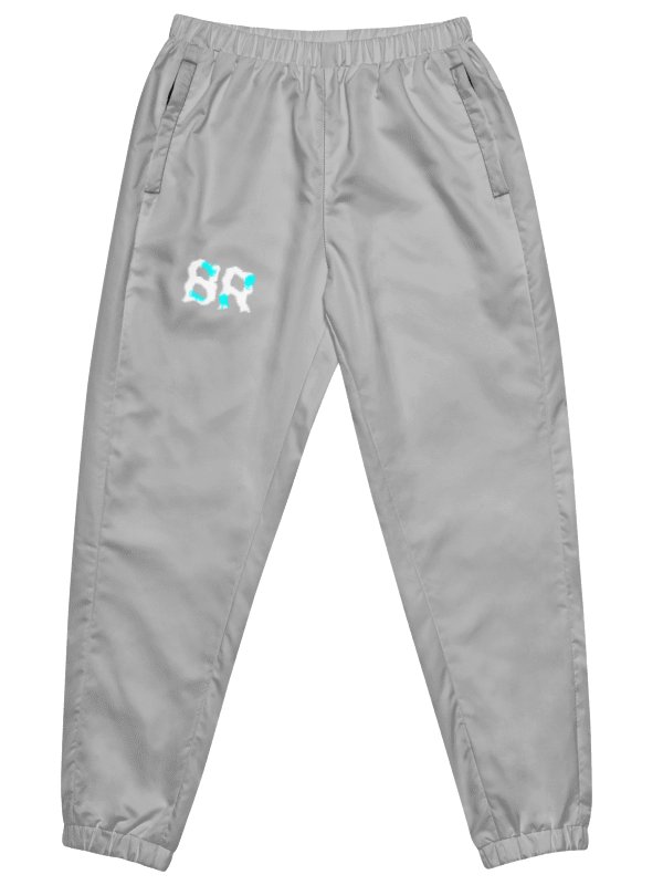 "BR WAVY" TRACK PANTS (SILVER) product image (1)