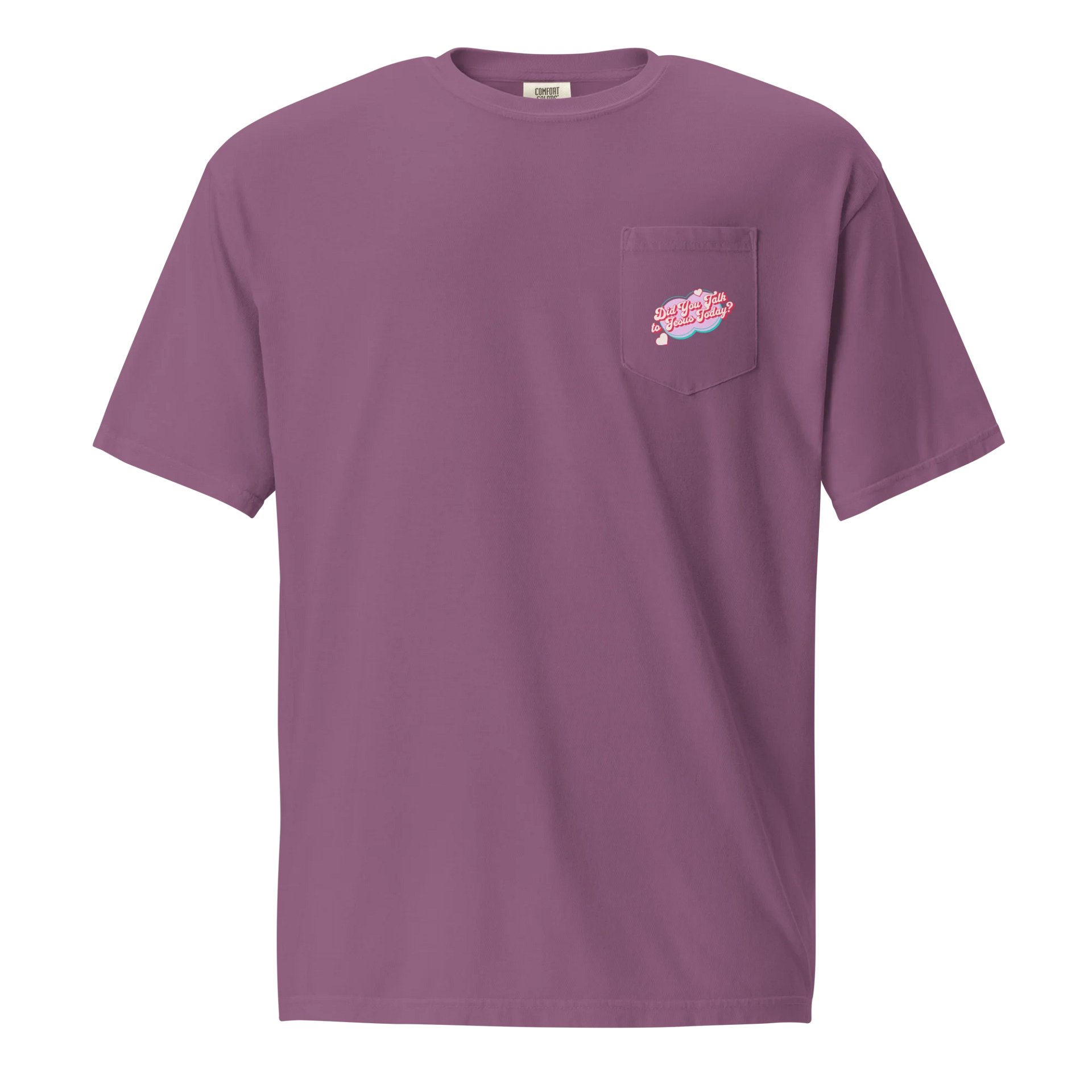 "Did You Talk to Jesus Today?" Pocket T-Shirt product image (8)