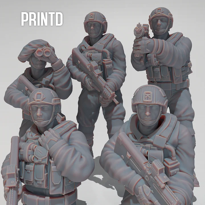 Israeli Defence Forces - Modern Warfare Wargame Hobby Resin Scale Models product image (1)