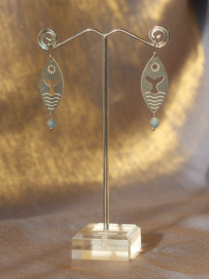 Kyanite Ocean Earrings product image (2)