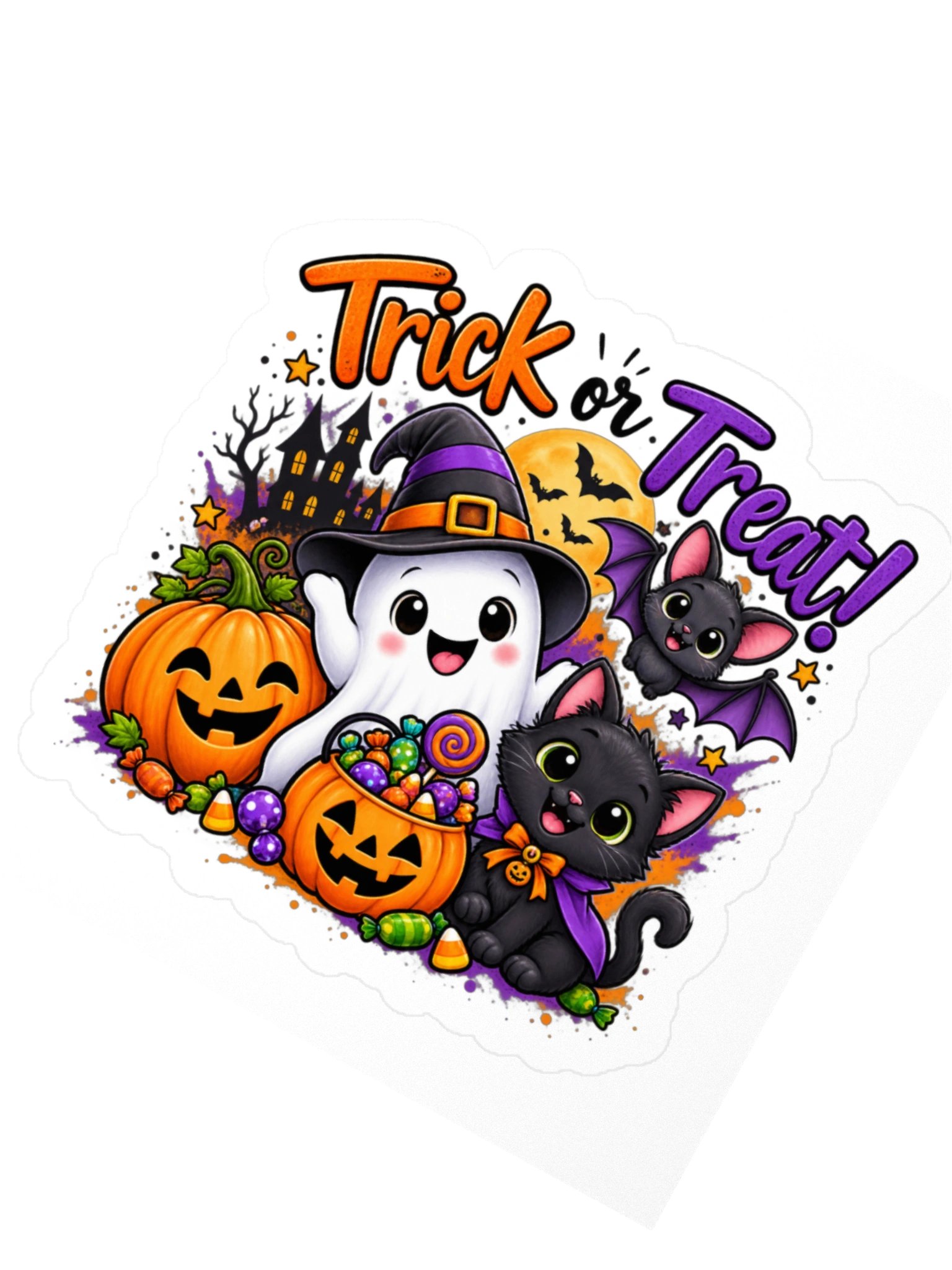 Trick or Treat 2 Sticker product image (2)