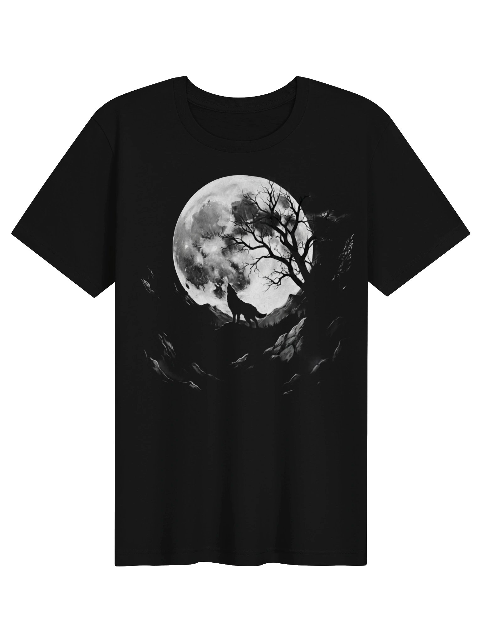 Midnight Wolf Moon T-Shirt product image (1)