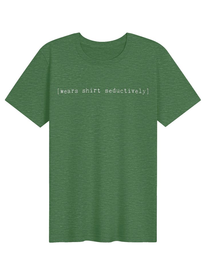Caption Crew Seductively White Letter Tee product image (41)