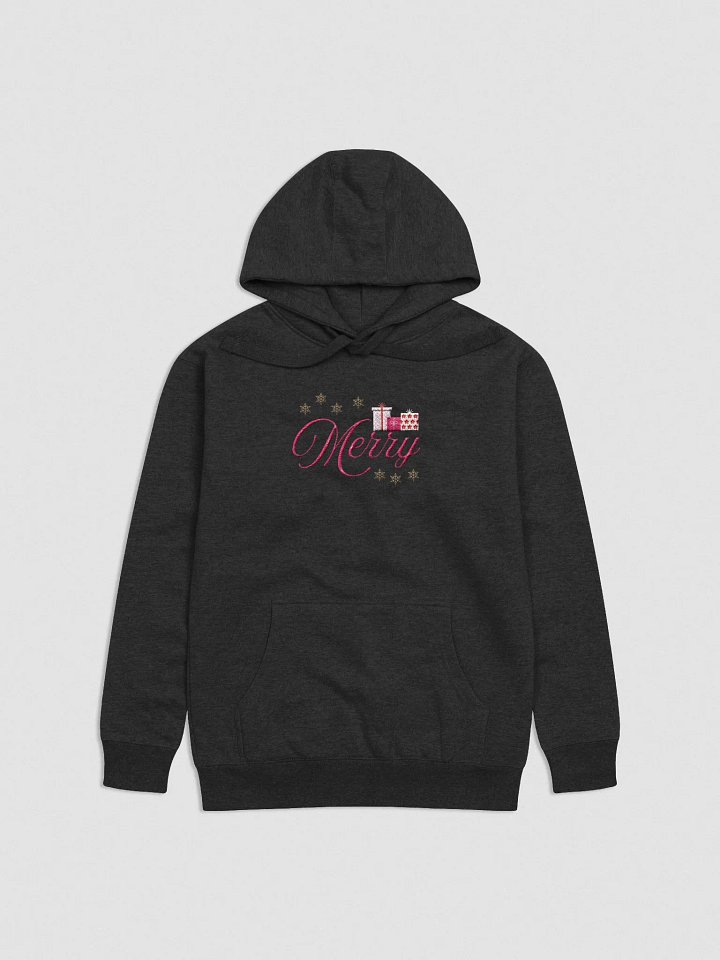 Merry Moments Embroidery Unisex Premium Hoodie product image (1)