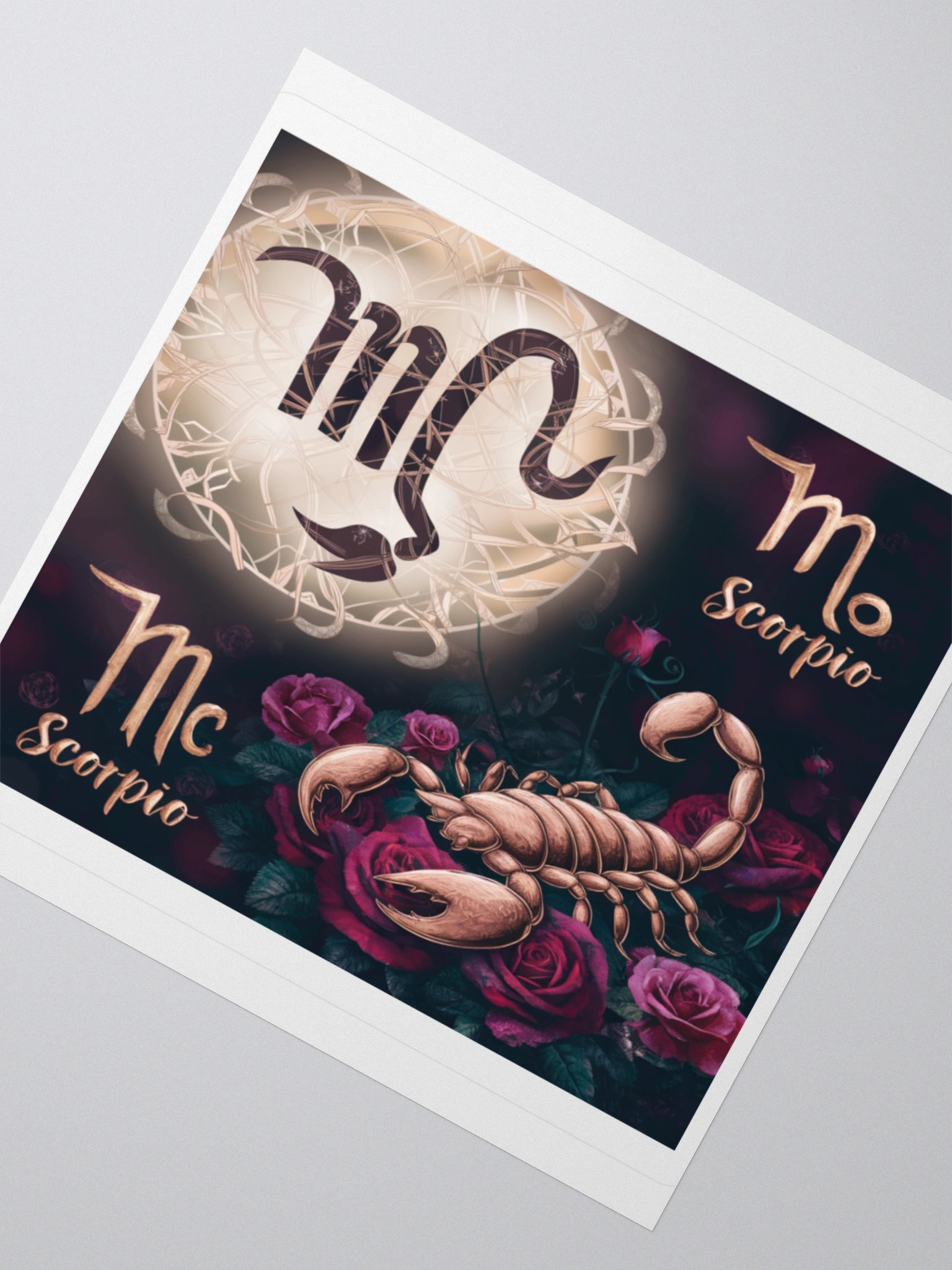 Scorpio Sticker - Zodiac Art | Exclusive Design | TDS Music product image (5)