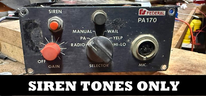Federal Signal PA170 Siren Audio Pack product image (1)