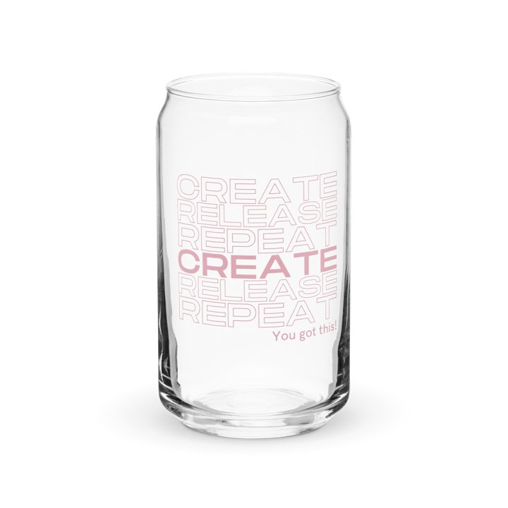Pink Motivation Can Glass product image (1)