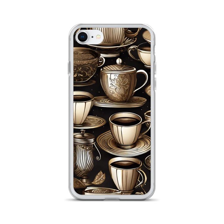 Vintage Elegance Tea and Coffee Cup Collection iPhone Case product image (24)