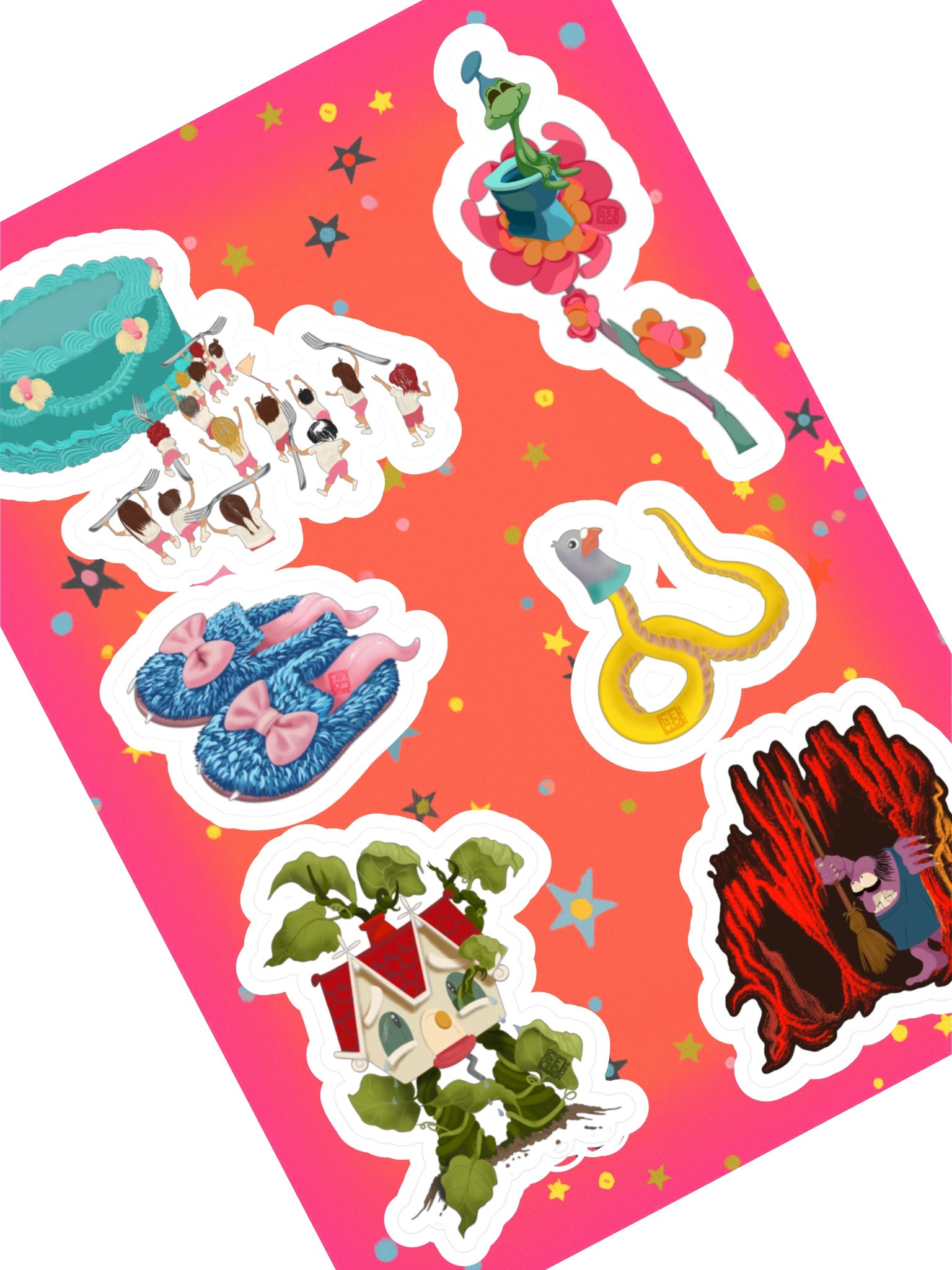 Monster Mayhem 2026 Sticker Sheet 5 product image (2)