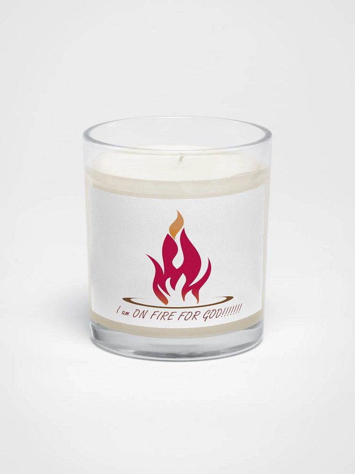 I am on Fire for God Candle product image (1)