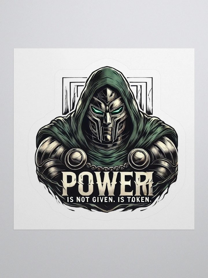 Powerful Masked Warrior Kiss Cut Stickers product image (1)