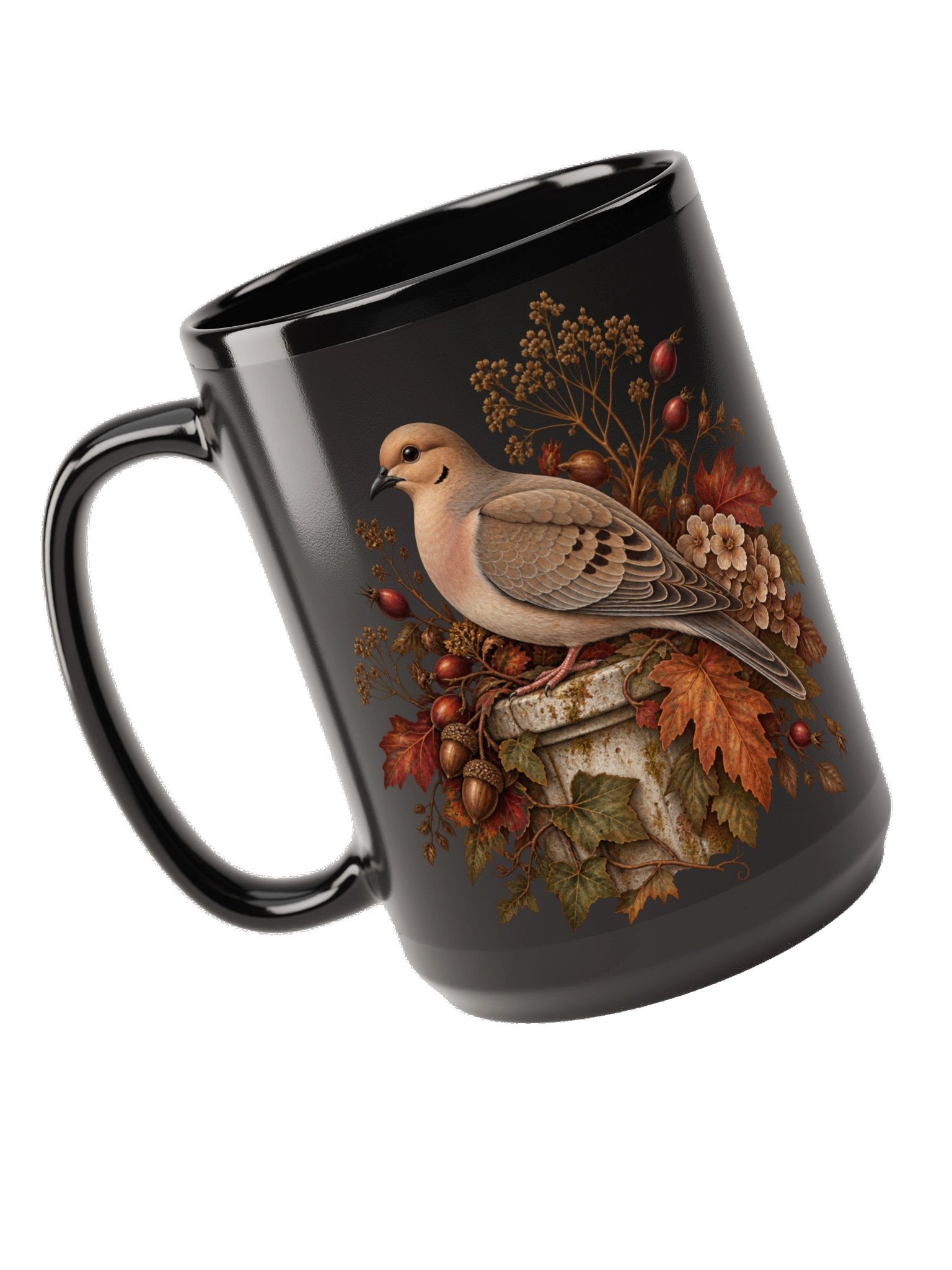 The Garden Messenger Black Mug product image (1)