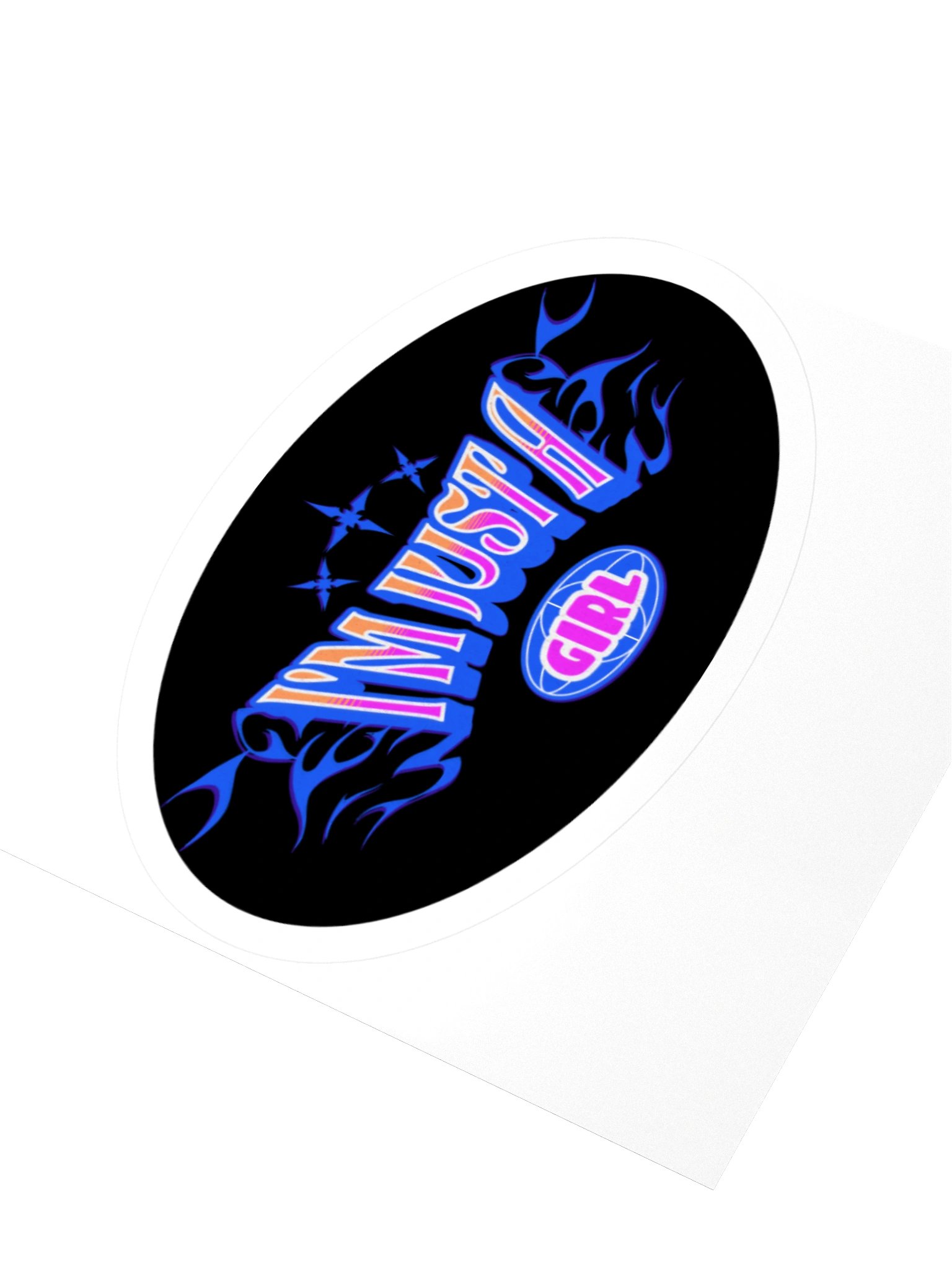 I'm Just a Girl Sticker product image (8)