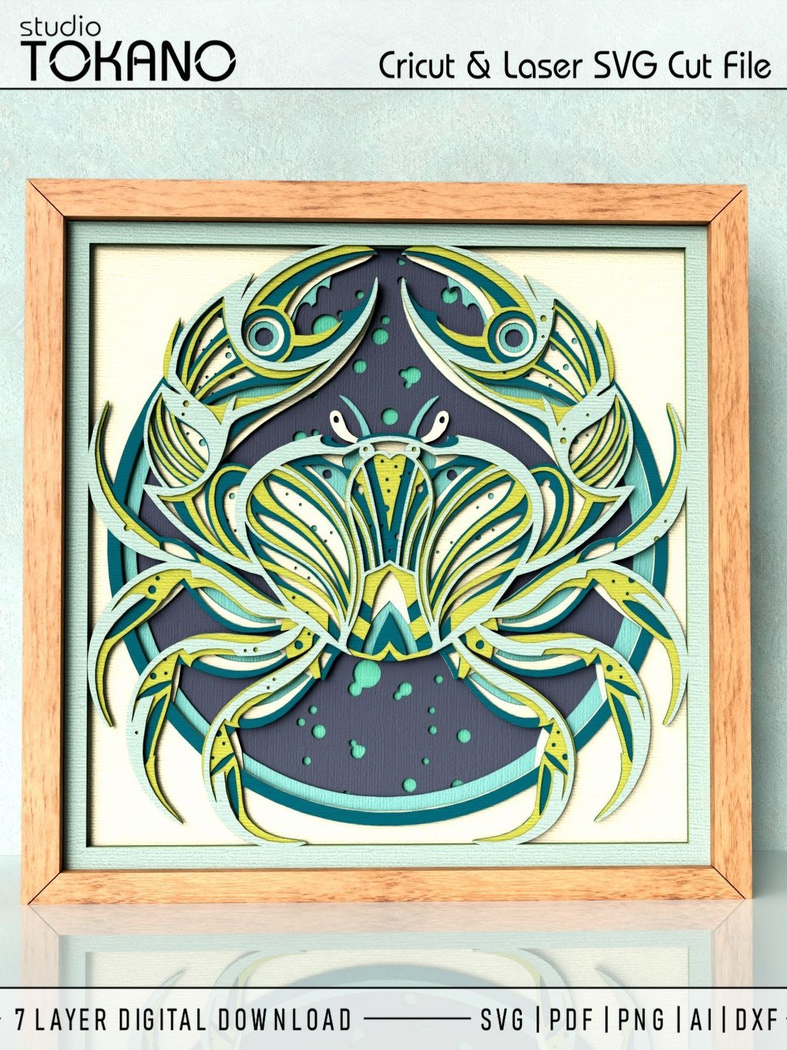 Crab Shadow Box product image (1)