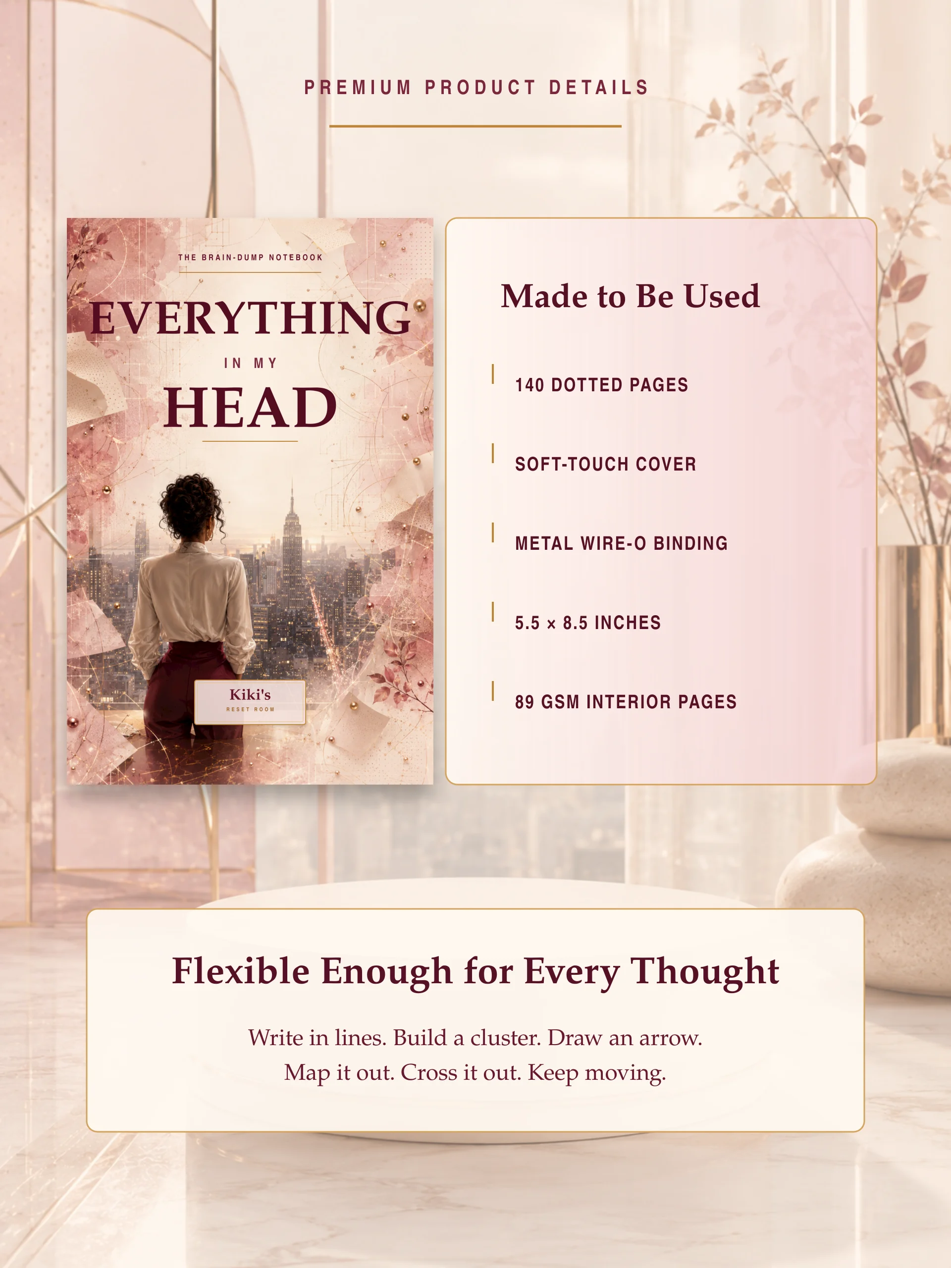 Everything in My Head — Dotted Brain-Dump Notebook product image (4)