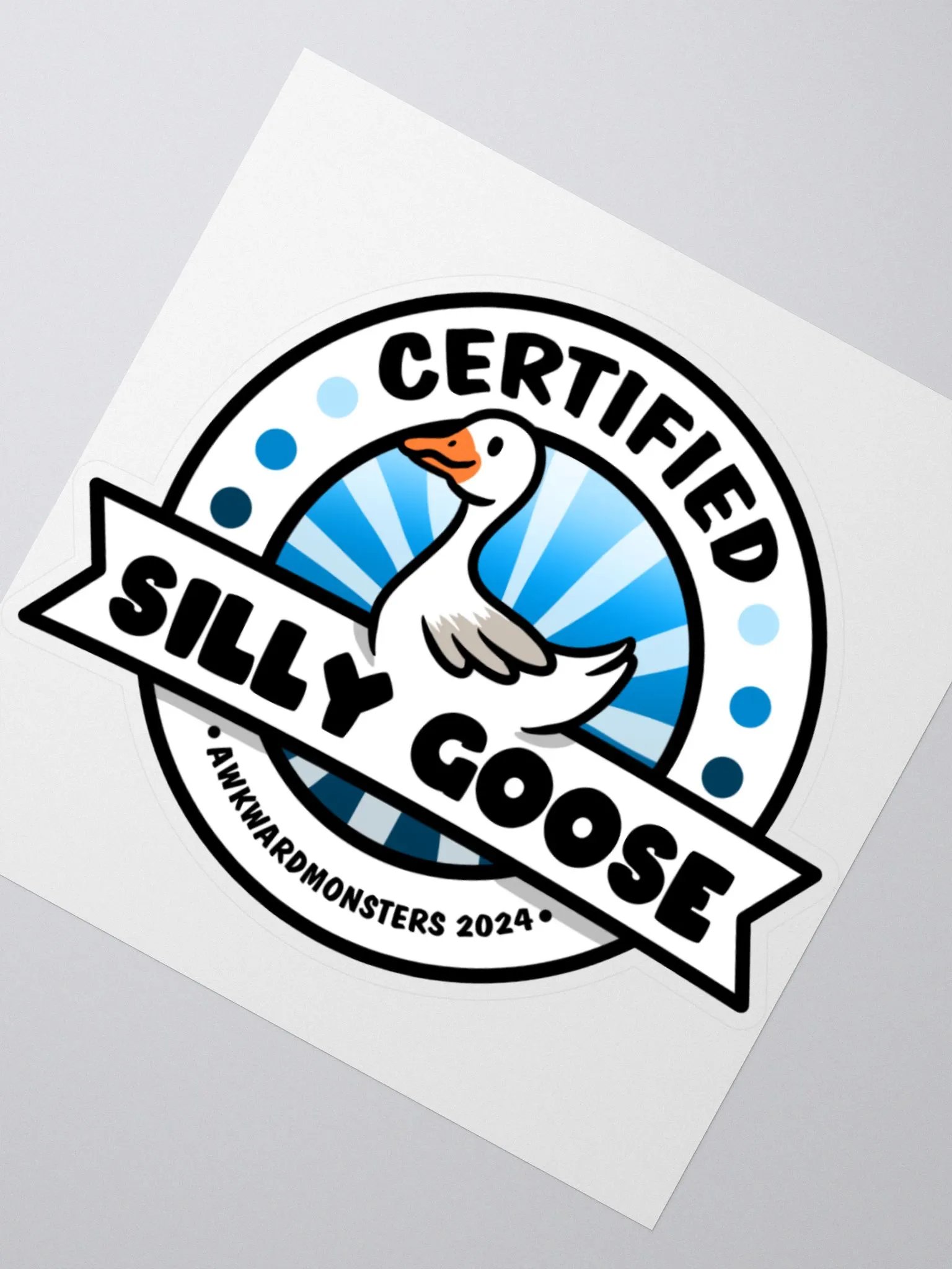 Certified Silly Goose Sticker product image (4)