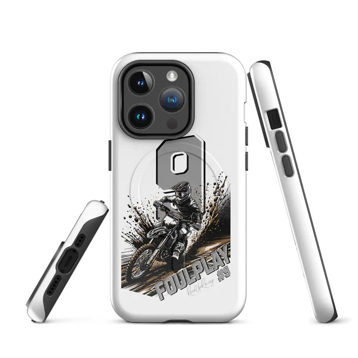 FOUL PLAY #9 Motocross iPhone Case product image (2)