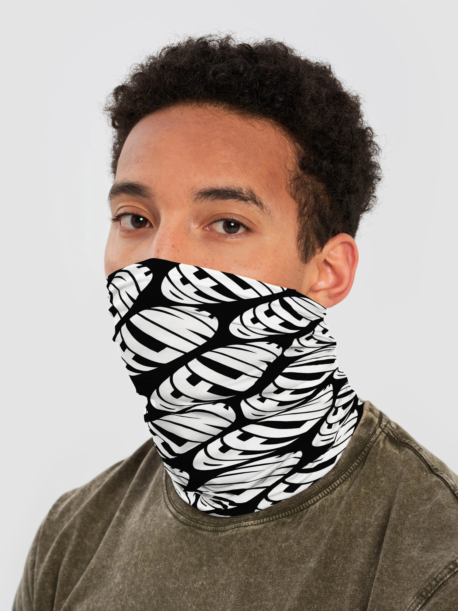 Bold Stripe Capsule Neck Gaiter product image (1)