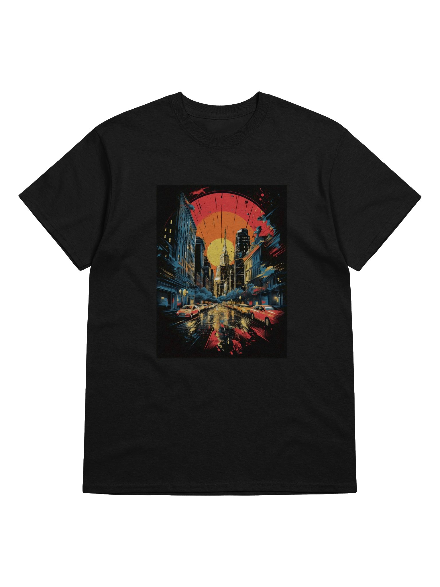 Sunset City Scape T-Shirt product image (4)