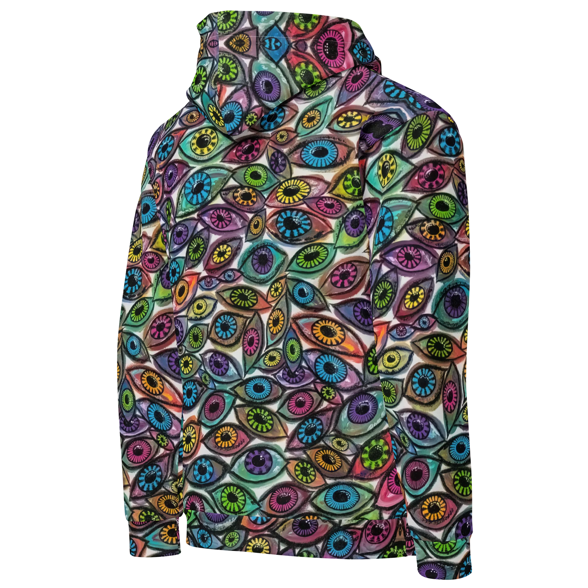 Psychedelic Eyes Recycled Unisex Hoodie | Eye See You Too product image (5)