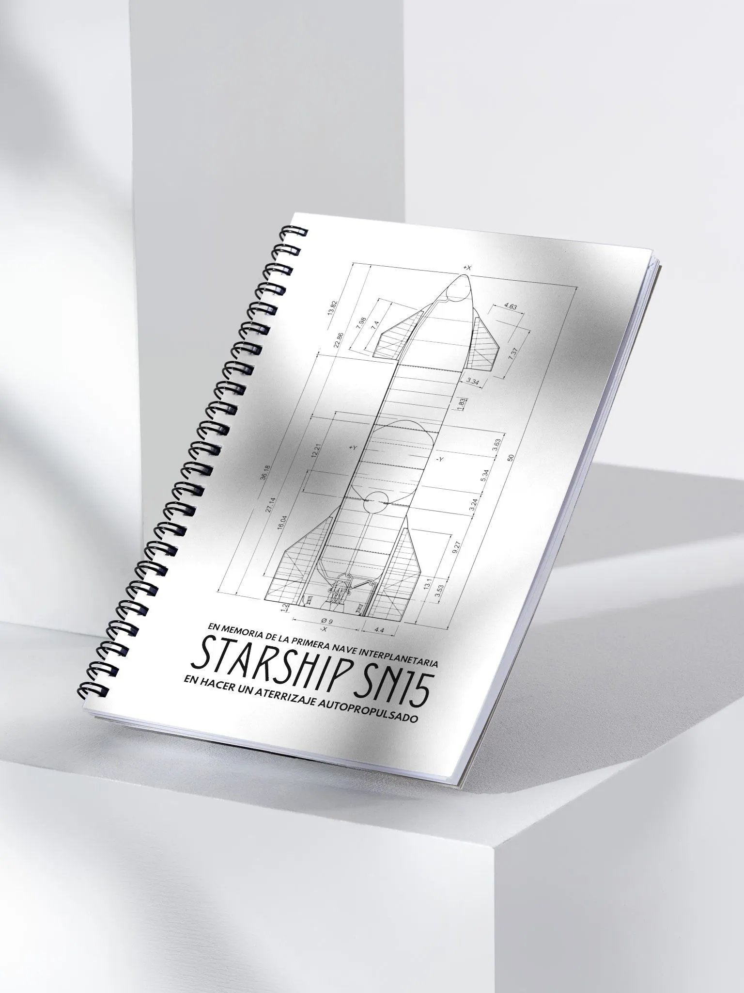Libreta Starship SN15 Control de Misión product image (3)