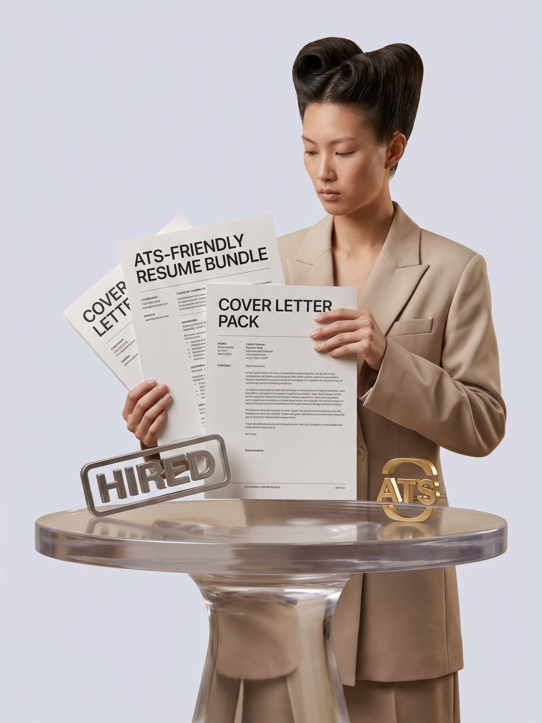 ATS Resume Templates Bundle | 50+ Professional Resumes, CV, Cover Letters & References product image (6)