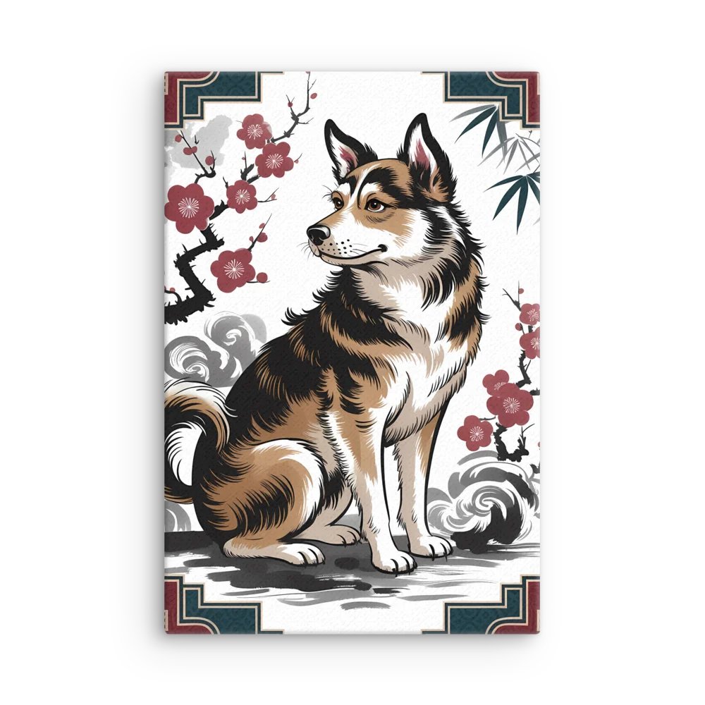 Chinese Zodiac Dog Canvas Art product image (1)