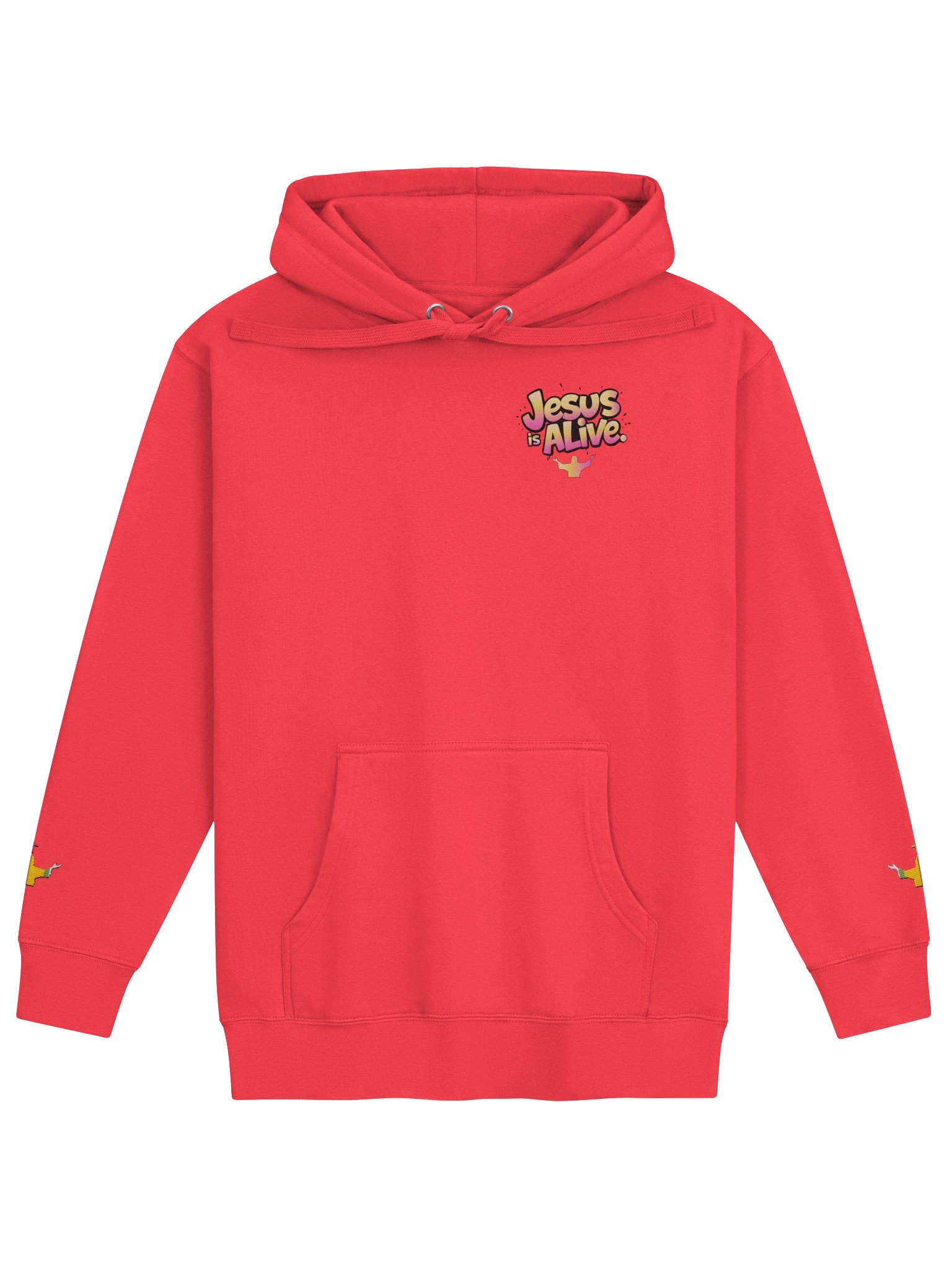 Jesus Is Alive Hoodie with Wrist Embroidery product image (6)