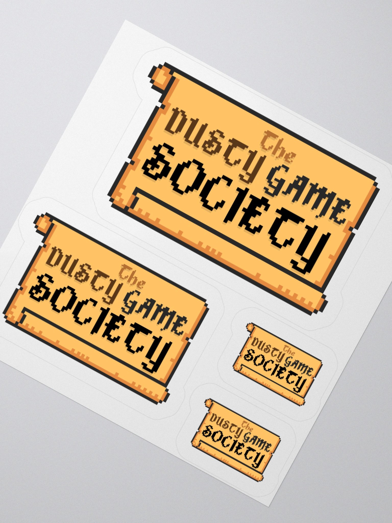 "Dusty Game Society" Logo Decals product image (5)