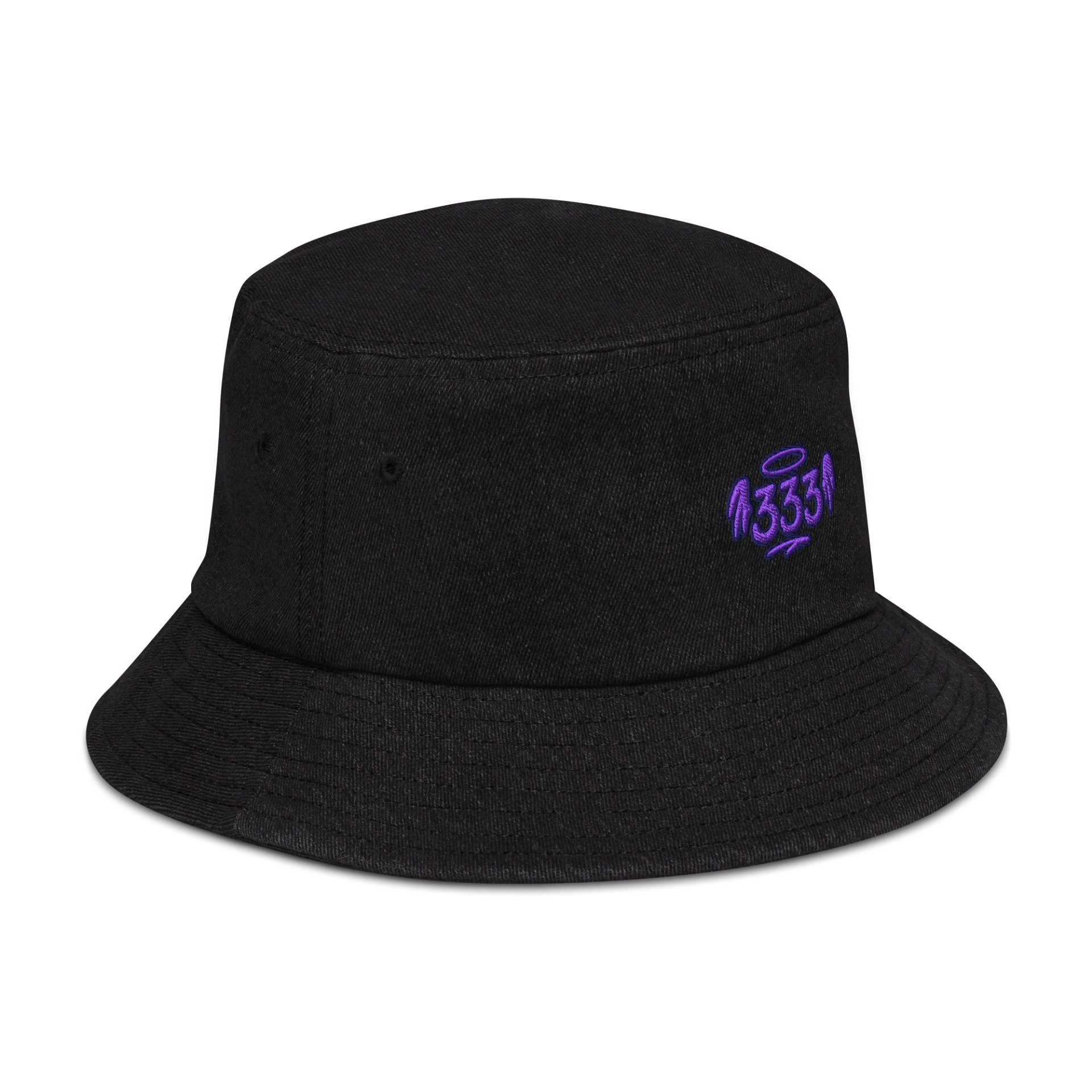 Halo Wings 333 Denim Bucket Hat product image (3)