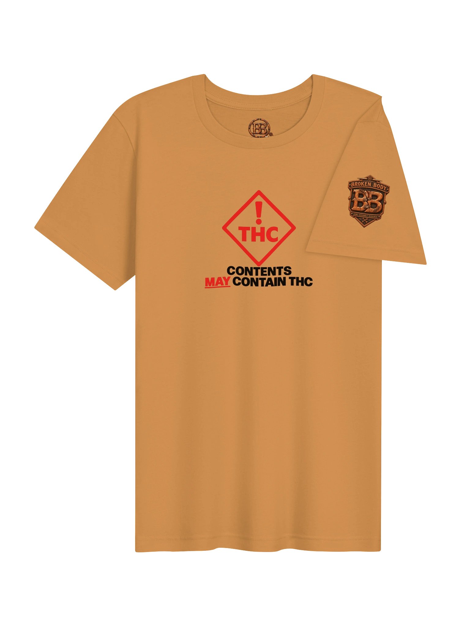 Funny THC Warning Shirt — Contents May Contain THC™ | Broken Body™ product image (5)