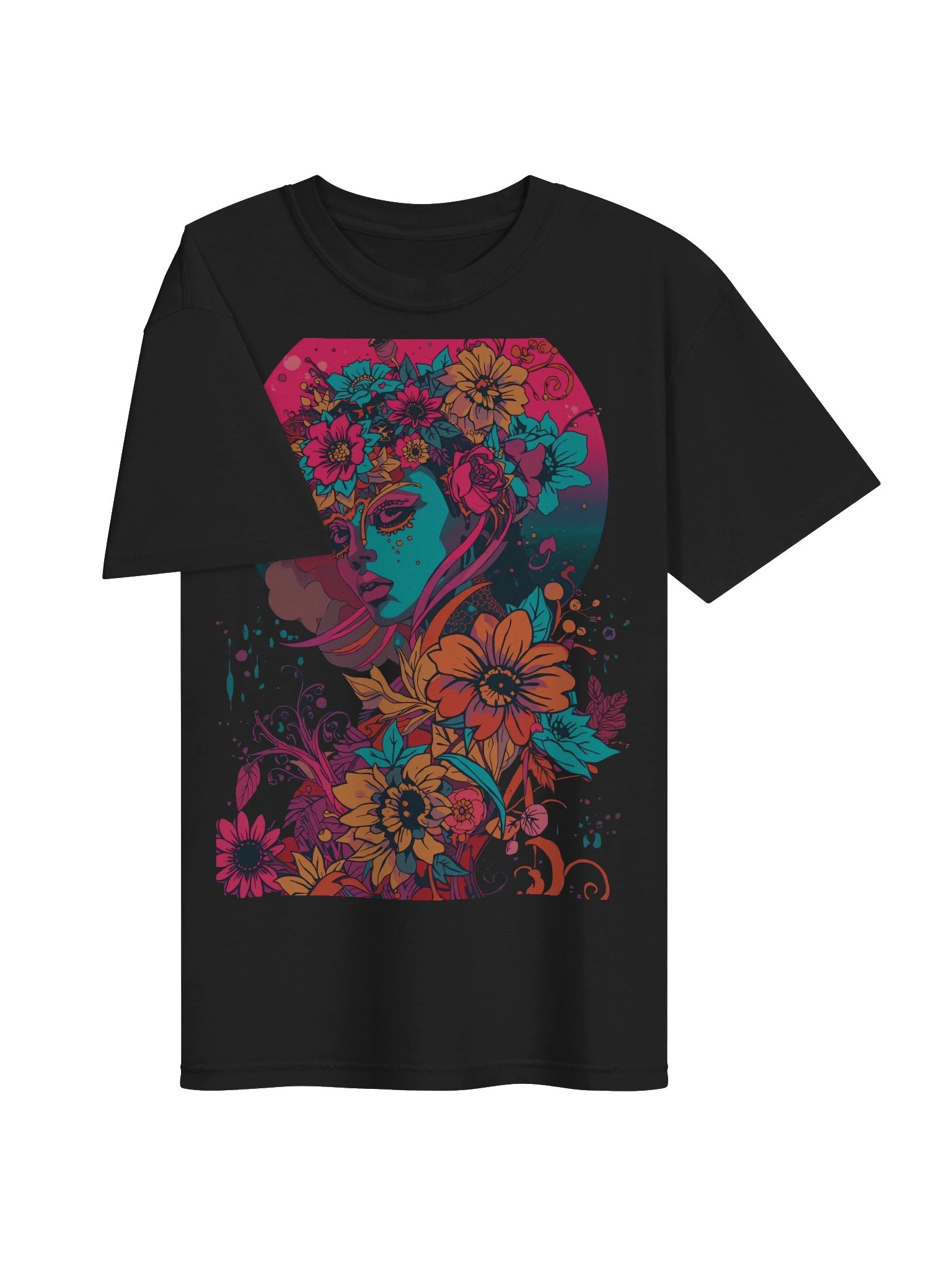 Crowned Floral Muse Heavyweight Tee product image (6)