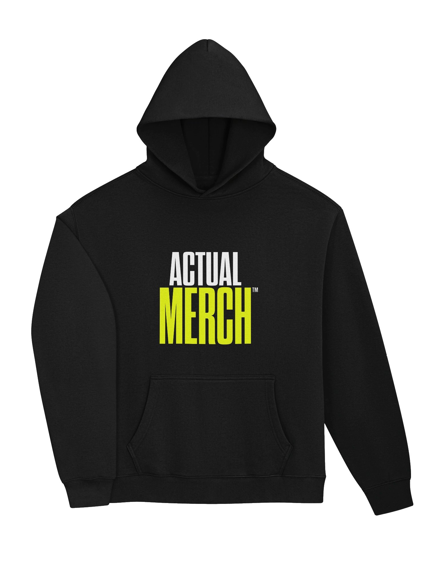 Actual Merch Premium Relaxed Fit Hoody (Fluo Yellow) product image (3)